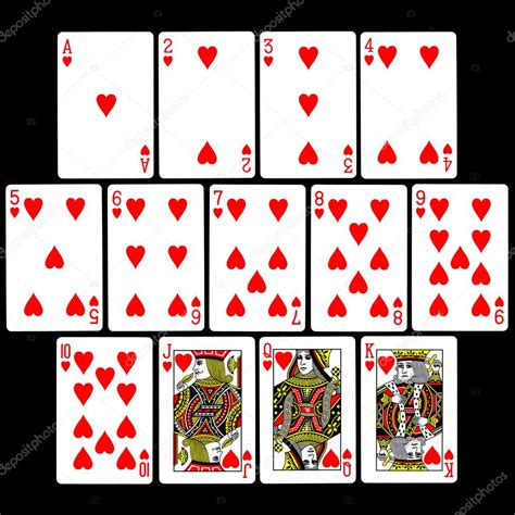 hearts with cards.
